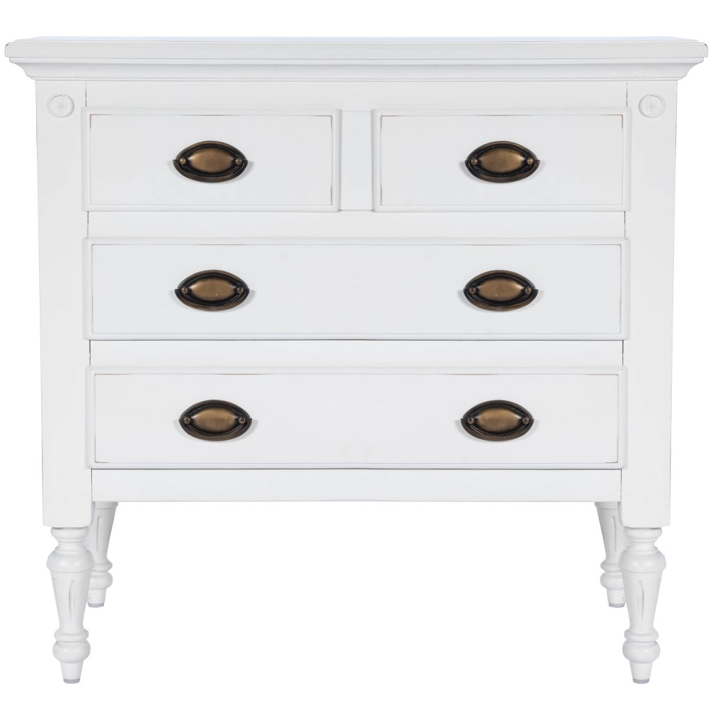 Easterbrook White 4 Drawer Chest