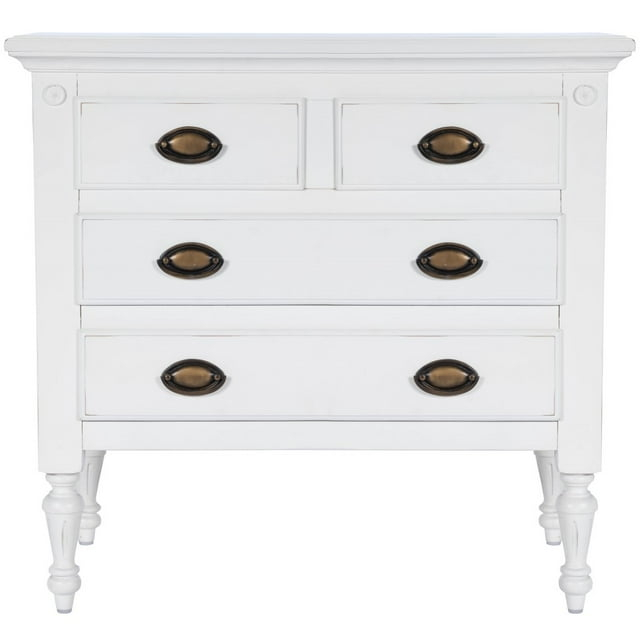 Easterbrook White 4 Drawer Chest