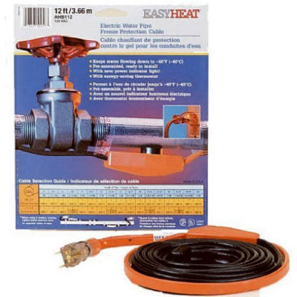 Easy Heat AHB115 Heating Cable For Water Pipe