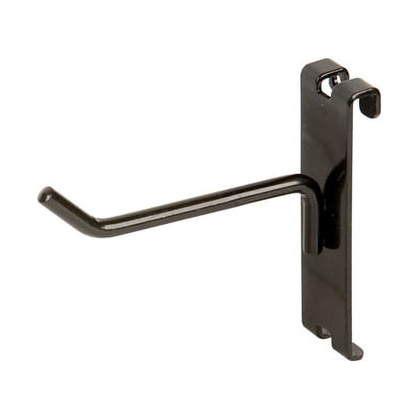 Econoco BLK/H4 Steel Slatwall Hooks (Set of 96)