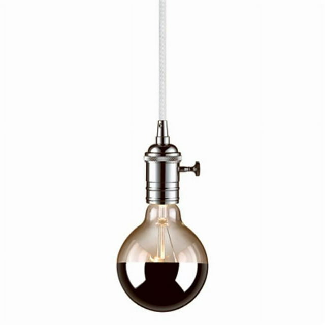 1 Light Plug-In Pendant - Chrome