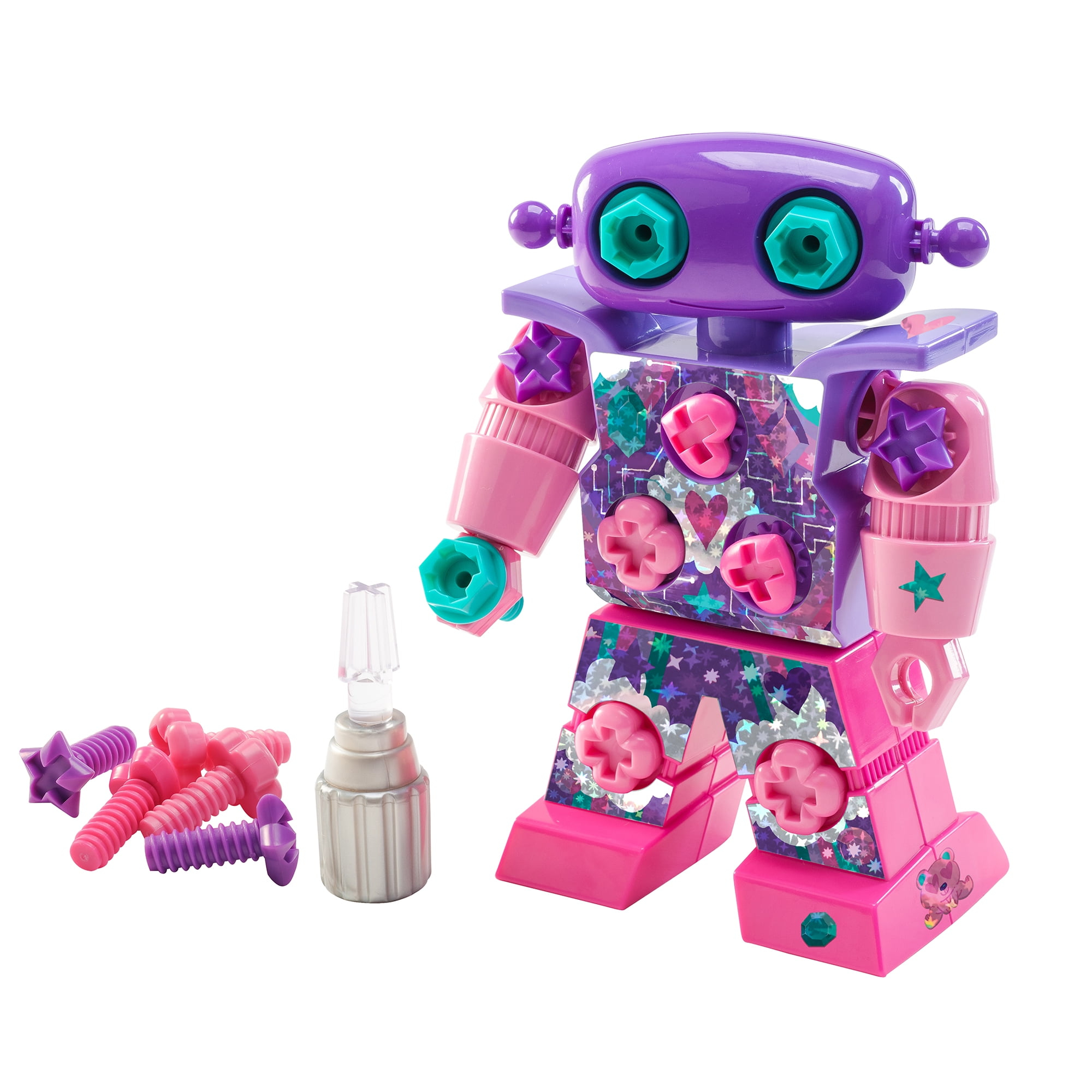 Educational Insights Design & Drill SparkleBot Robot, Preschool STEM & Take Apart Building Toy, Boys and Girls Ages 3, 4, 5+