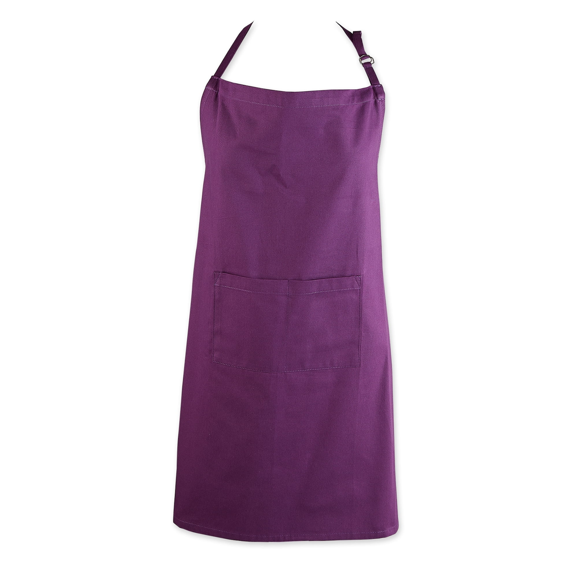 DII Everyday Basic Kitchen Collection, Plus Size Apron, Eggplant