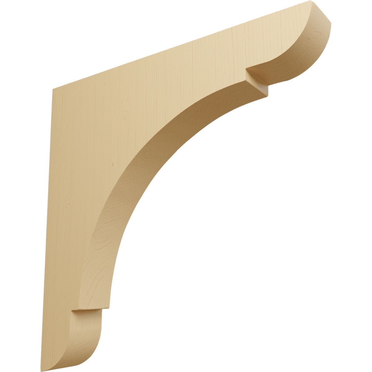 Ekena Millwork 1 3/4"W x 12"D x 12"H Extra Large Olympic Wood Bracket, Alder