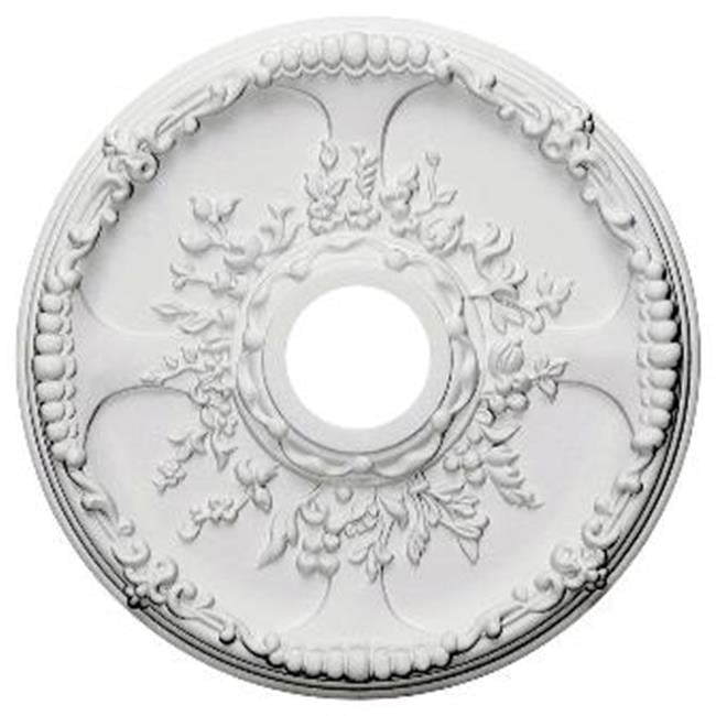 Ekena Millwork 18"OD x 3 1/2"ID x 1 3/8"P Antioch Ceiling Medallion (Fits Canopies up to 3 1/2")