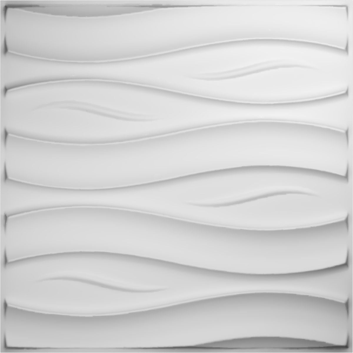 Ekena Millwork 19 5/8"W x 19 5/8"H Swell EnduraWall Decorative 3D Wall Panel
