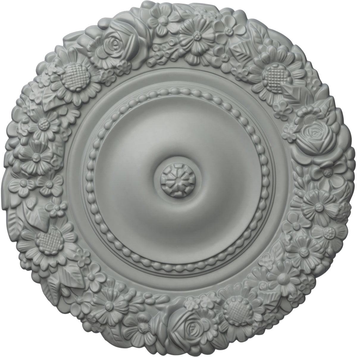 Ekena Millwork 21"OD x 2"P Marseille Ceiling Medallion (Fits Canopies up to 7 3/8")