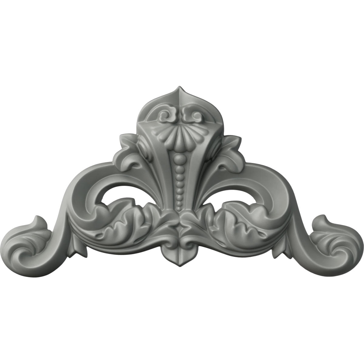 Ekena Millwork Bradford 8.875'' H x 16.625'' W x 2'' D Urethane Onlay Scroll