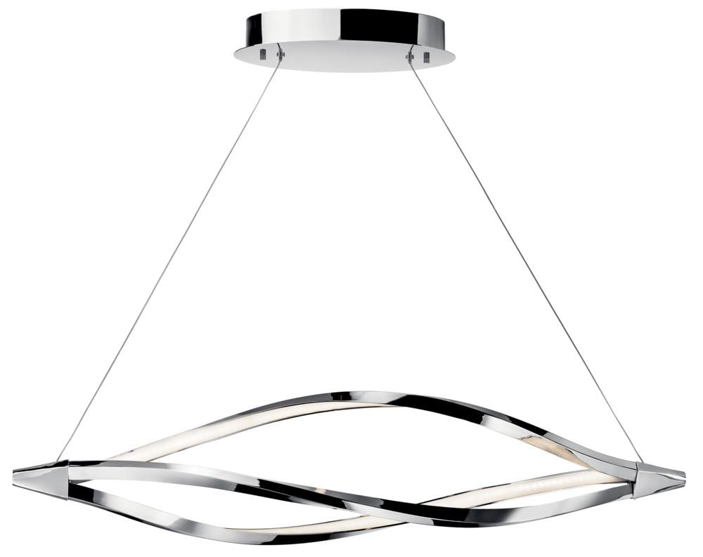 Elan Lighting - Meridian - 43.25 Inch 1 LED Chandelier-Chrome Finish