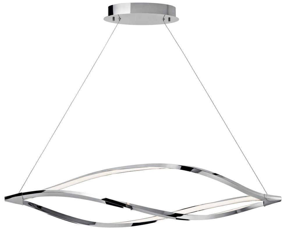 Elan Lighting - Meridian - 53.25 Inch 1 LED Chandelier-Chrome Finish