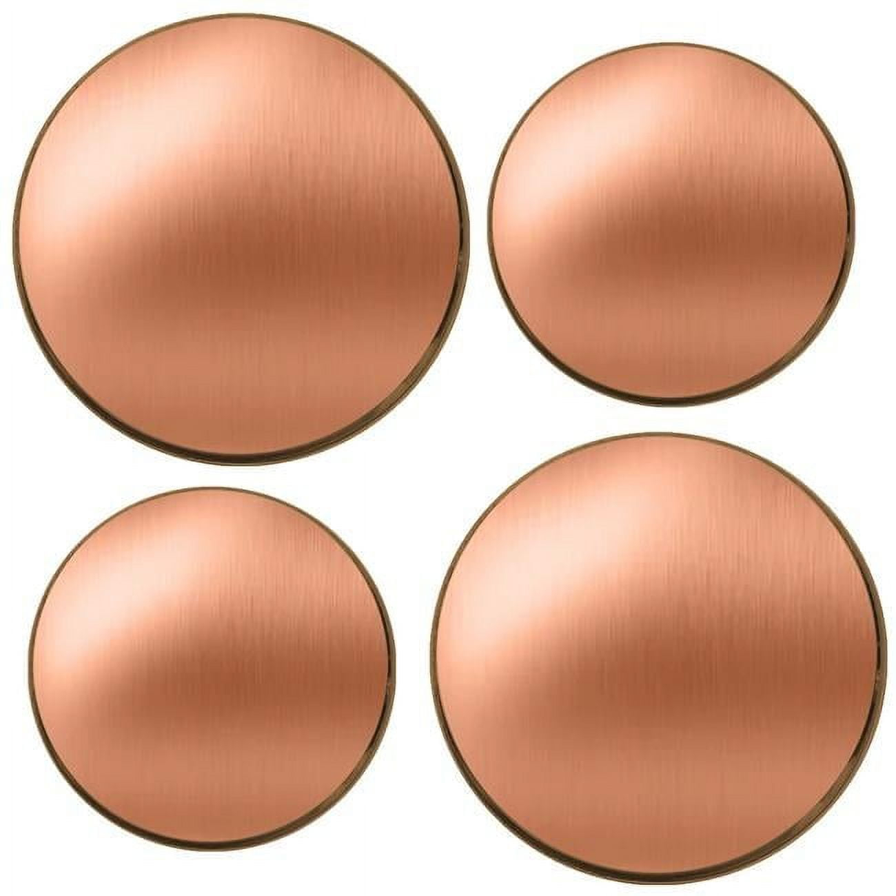 Reston Lloyd 4-Piece Electric Burner Cover Set, Copper
