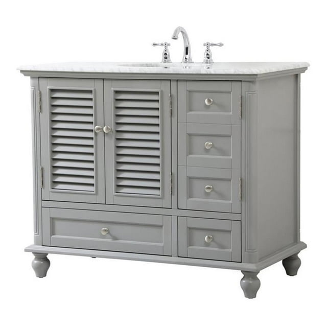 Elegant Kitchen and Bath Elegant Kitchen and Bath 42 Inch Single Bathroom Vanity