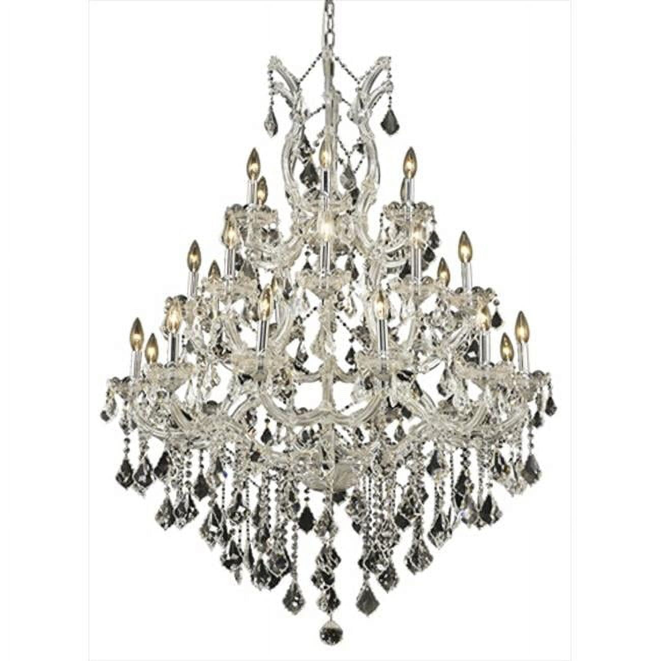 Elegant Lighting Maria Theresa 28 - Light Chandelier in  Chrome