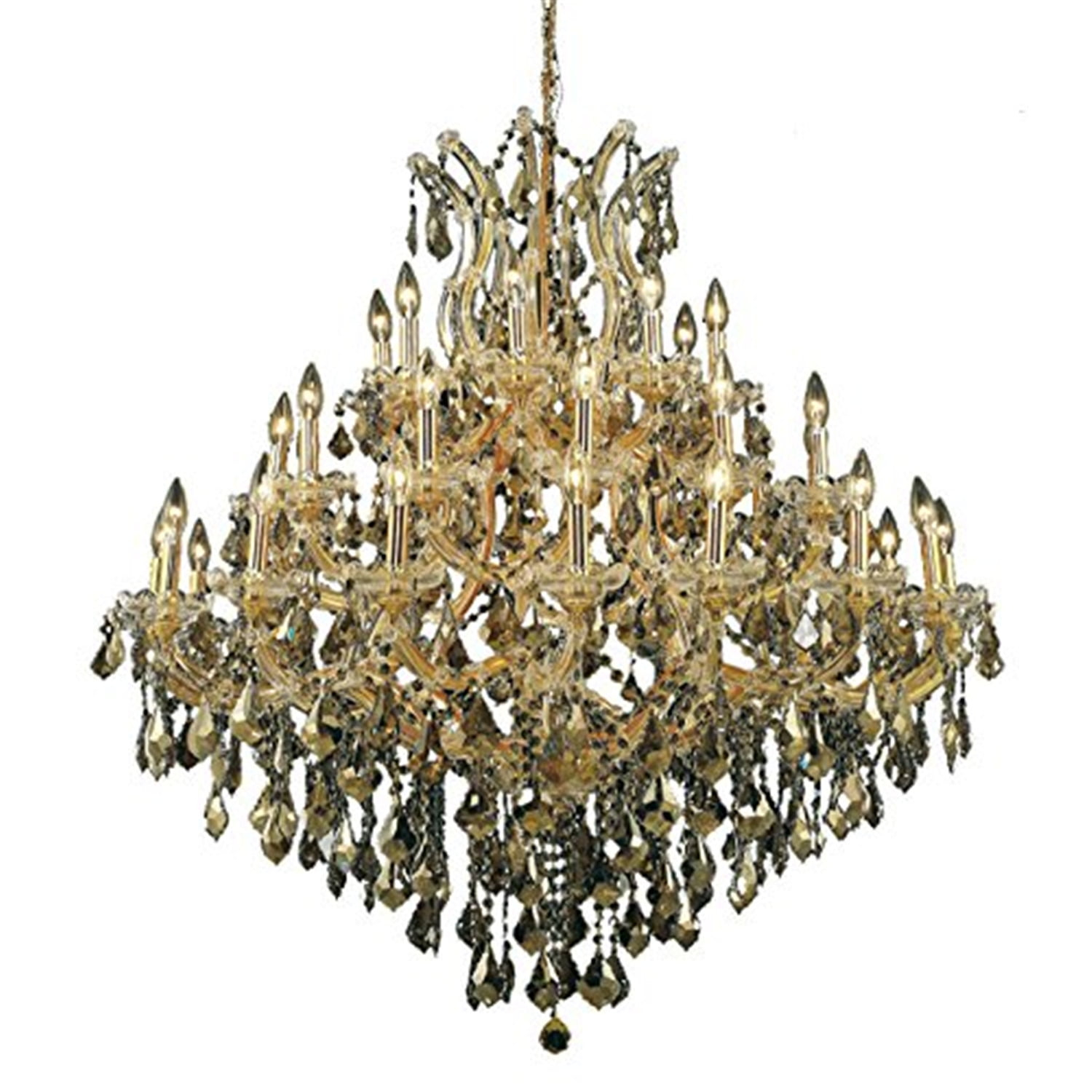 Elegant Lighting Maria Theresa 44" 37 Light Royal Crystal Chandelier