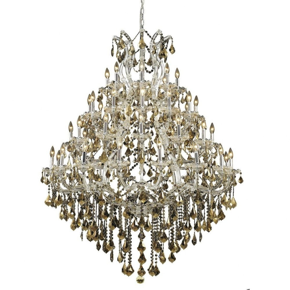 Elegant Lighting Maria Theresa 46" 49 Light Royal Crystal Chandelier