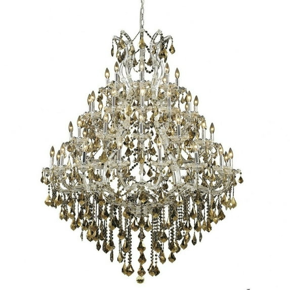 Elegant Lighting Maria Theresa 46" 49 Light Royal Crystal Chandelier