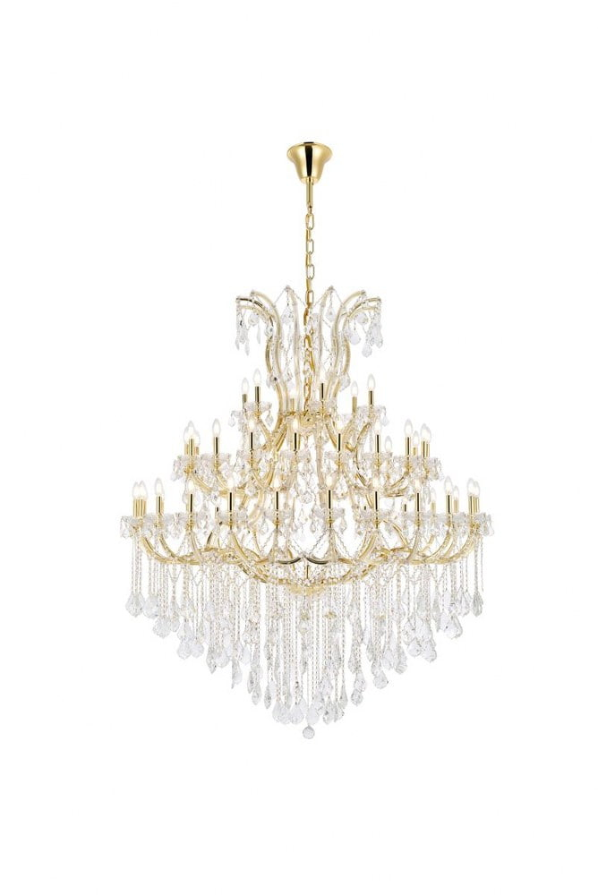 Elegant Lighting Maria Theresa 49 - Light Chandelier in  Gold