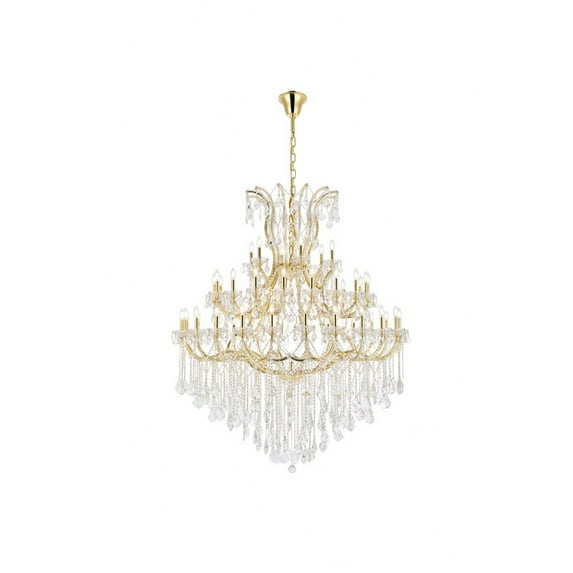 Elegant Lighting Maria Theresa 49 - Light Chandelier in  Gold
