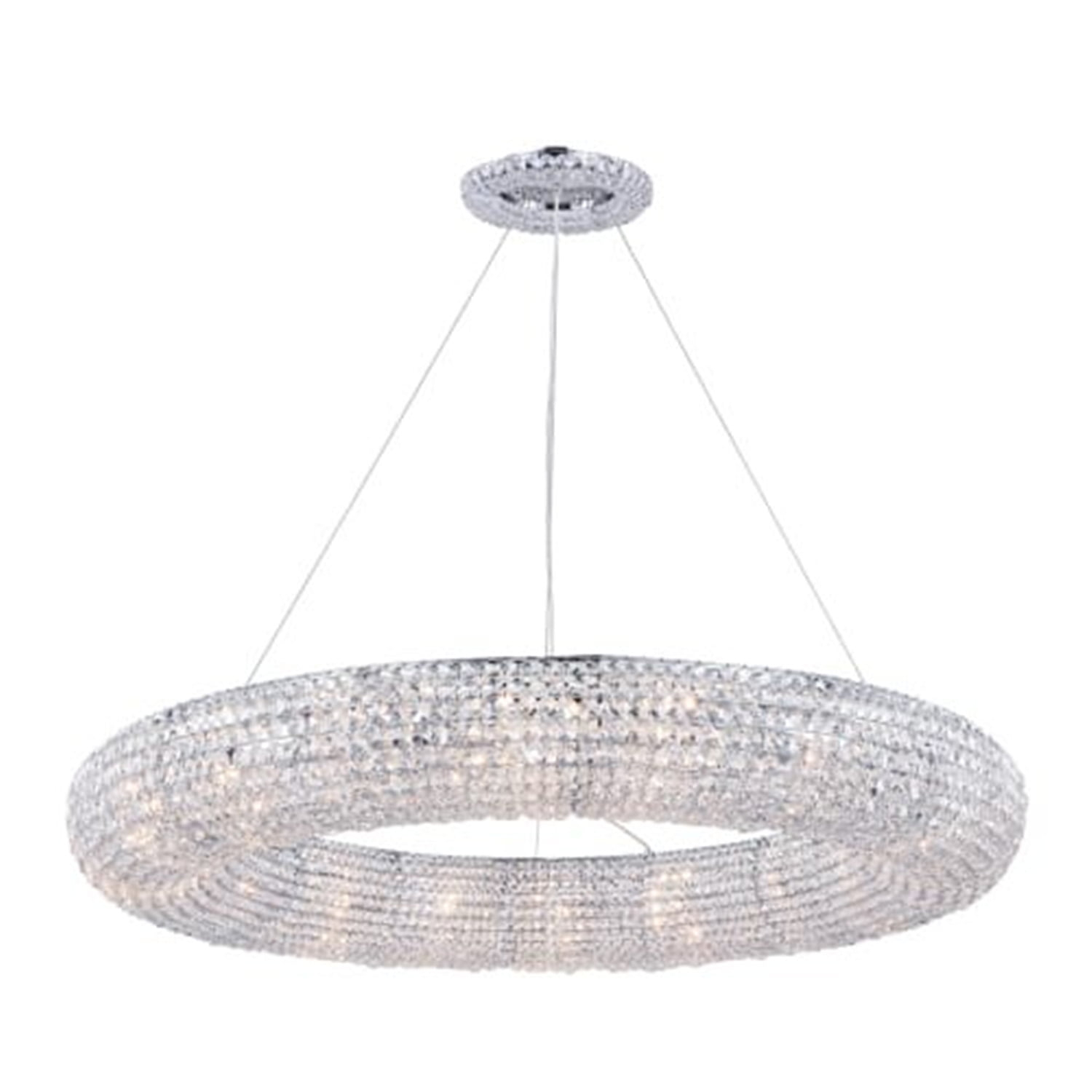 Elegant Lighting Paris 18 Light Chandelier in Chrome