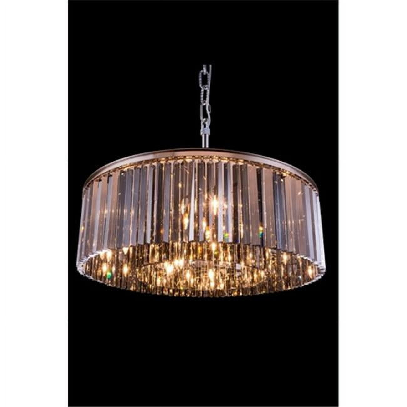 Elegant Lighting Sydney 44" 10 Light Royal Crystal Chandelier