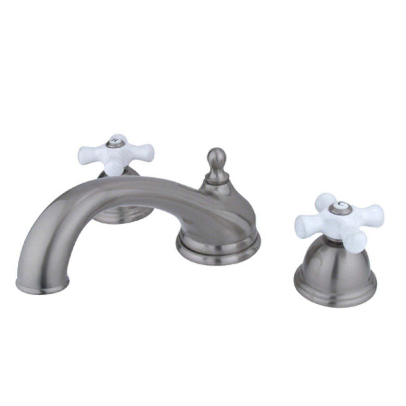 Double Handle Deck Mounted Roman Tub Faucet