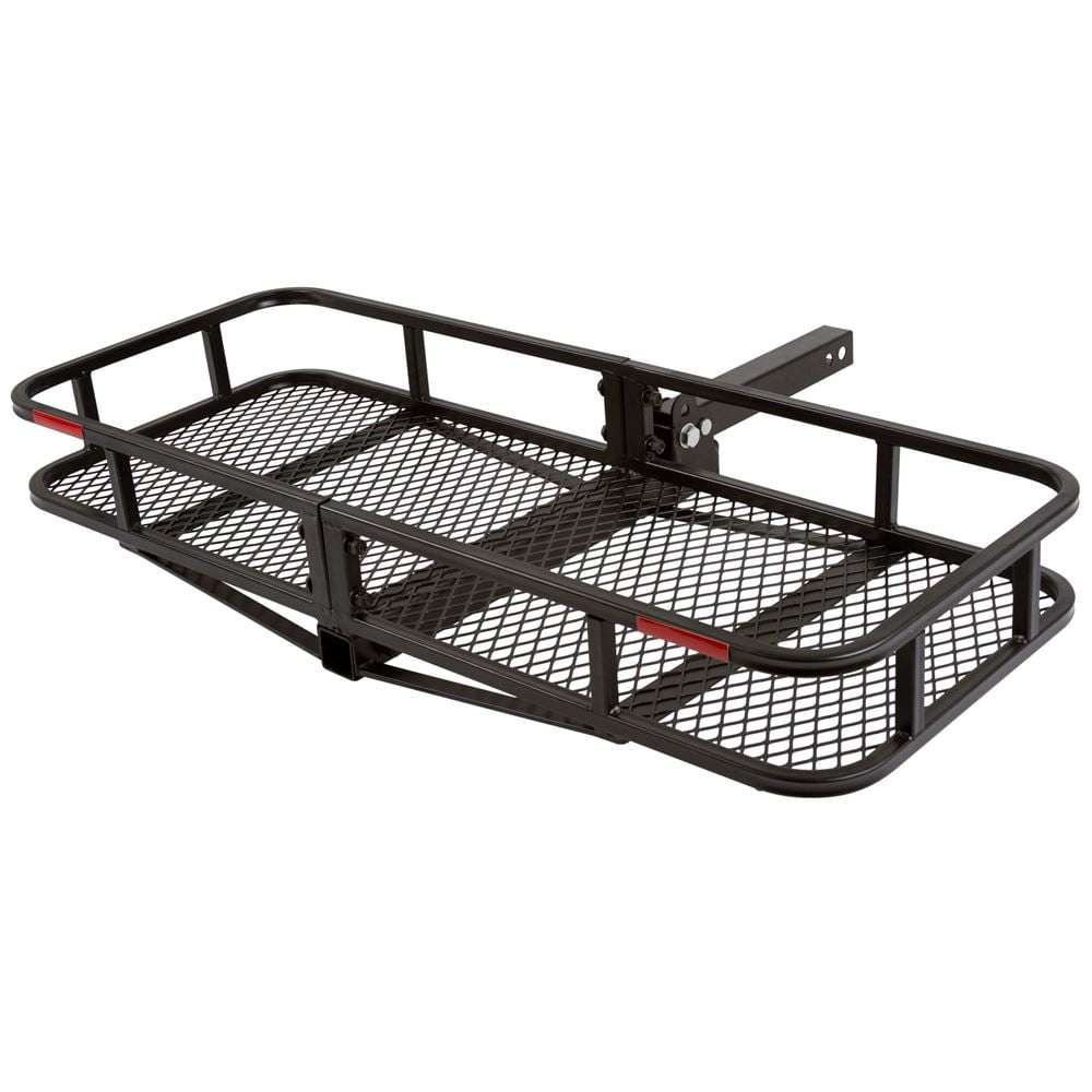 Elevate Outdoor CCB-F4820-DLX 48in Long Steel Basket Folding Hitch Cargo Carrier