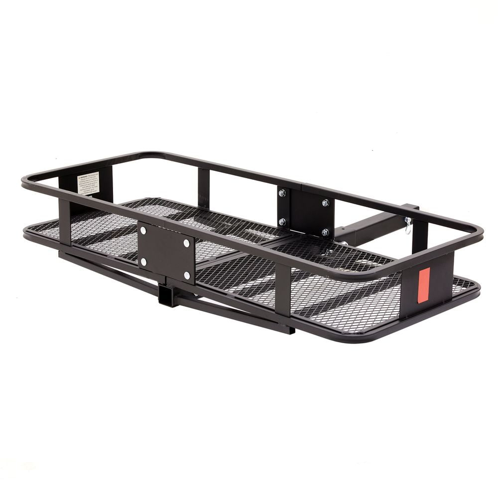 Elevate Outdoor CCB-F4820-DLX 48in Long Steel Basket Folding Hitch Cargo Carrier