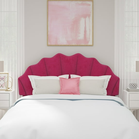 Elina Upholstered Full/Queen Headboard, Pink, by Hillsdale Living Essentials