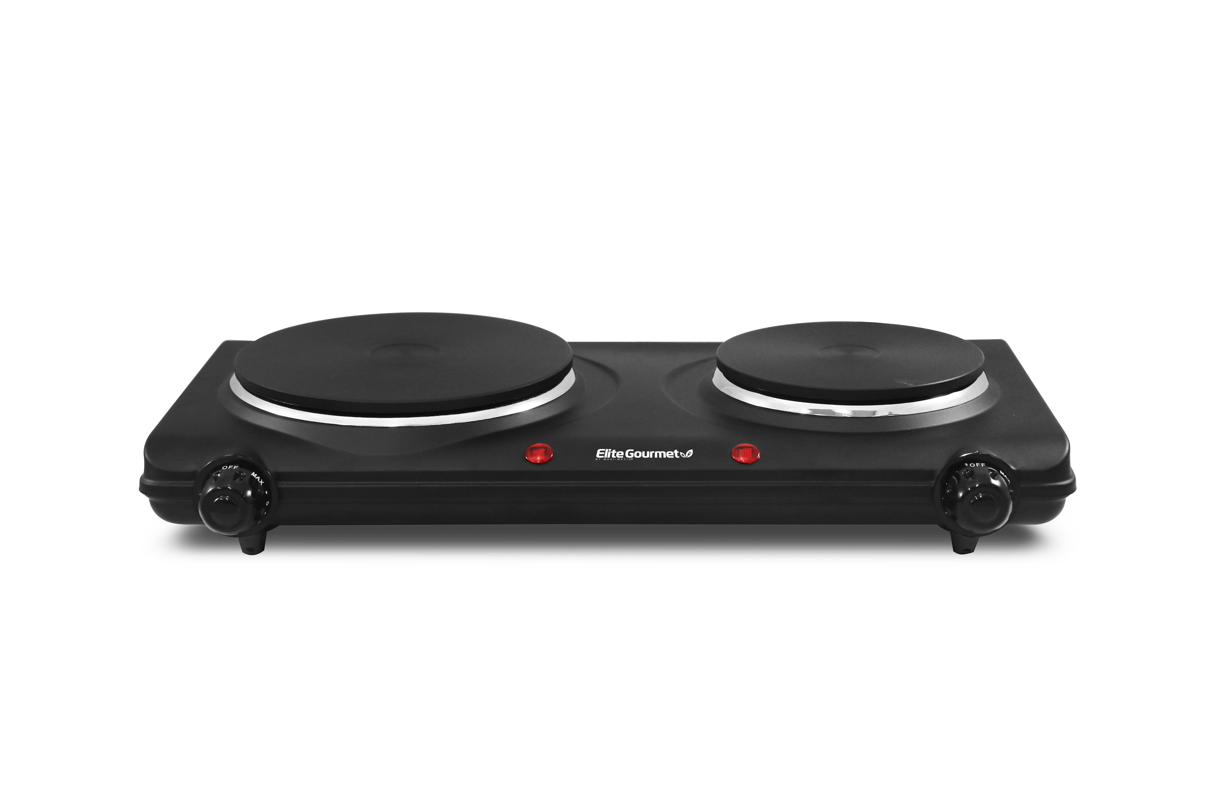 Elite Cuisine Electric Double Cast Burner Hot Plate EDB-302BF