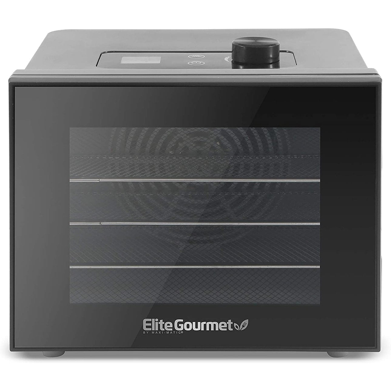 Elite Gourmet Digital Food Dehydrator with 4 Stainless Steel Trays