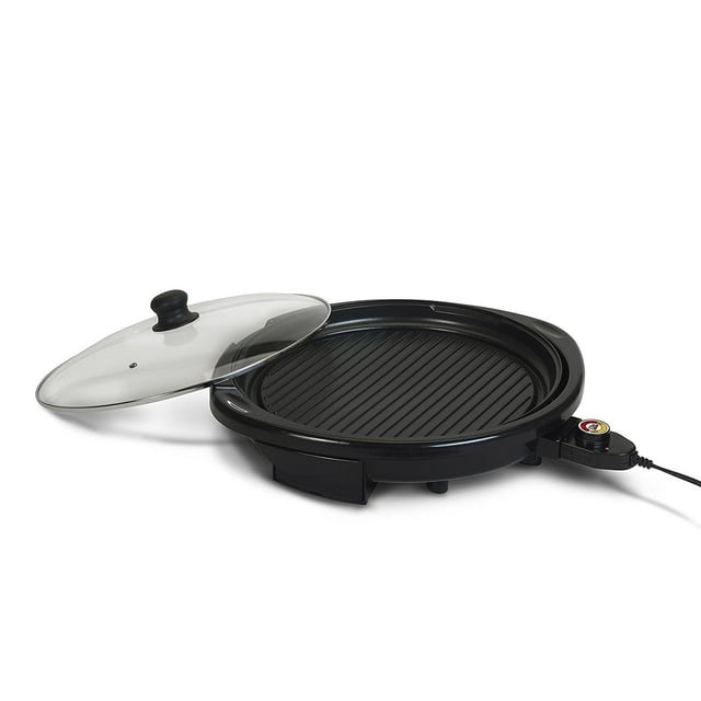 Elite Gourmet EMG-980B 14 Electric Indoor Grill, Black