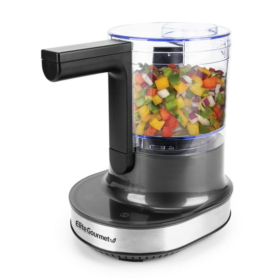 Elite Gourmet HoverChop 4-cup Touch Screen Food Chopper