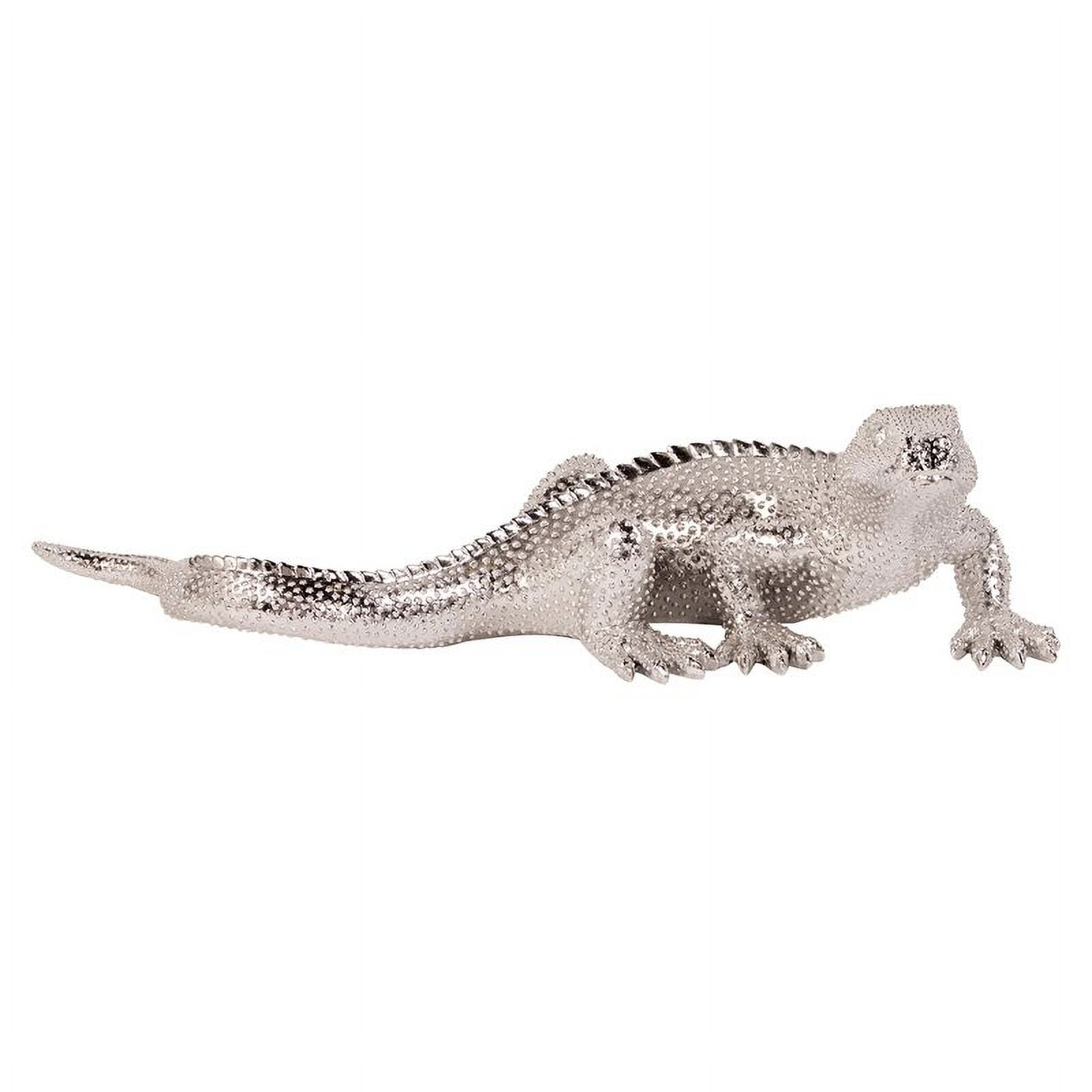 Elizabeth Austin Bright Nickel Plated Lizard