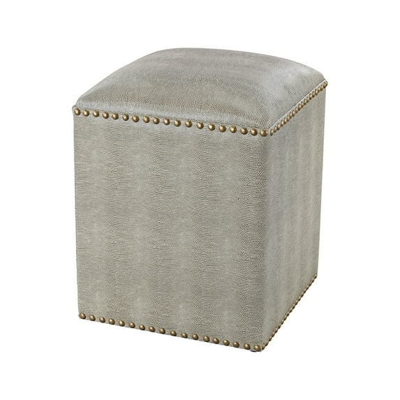 Elk Home 12-Inch Wide Beaufort Point Bench Ottoman Transitional-Gray