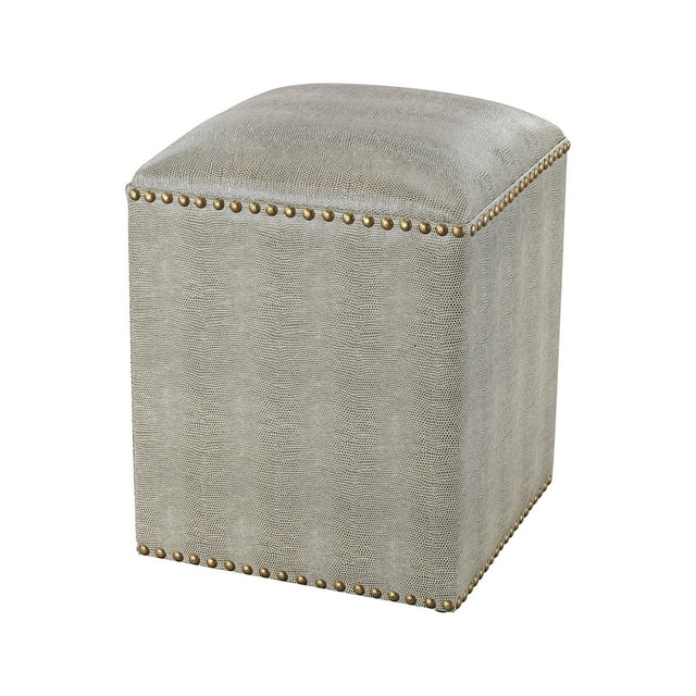Elk Home 12-Inch Wide Beaufort Point Bench Ottoman Transitional-Gray