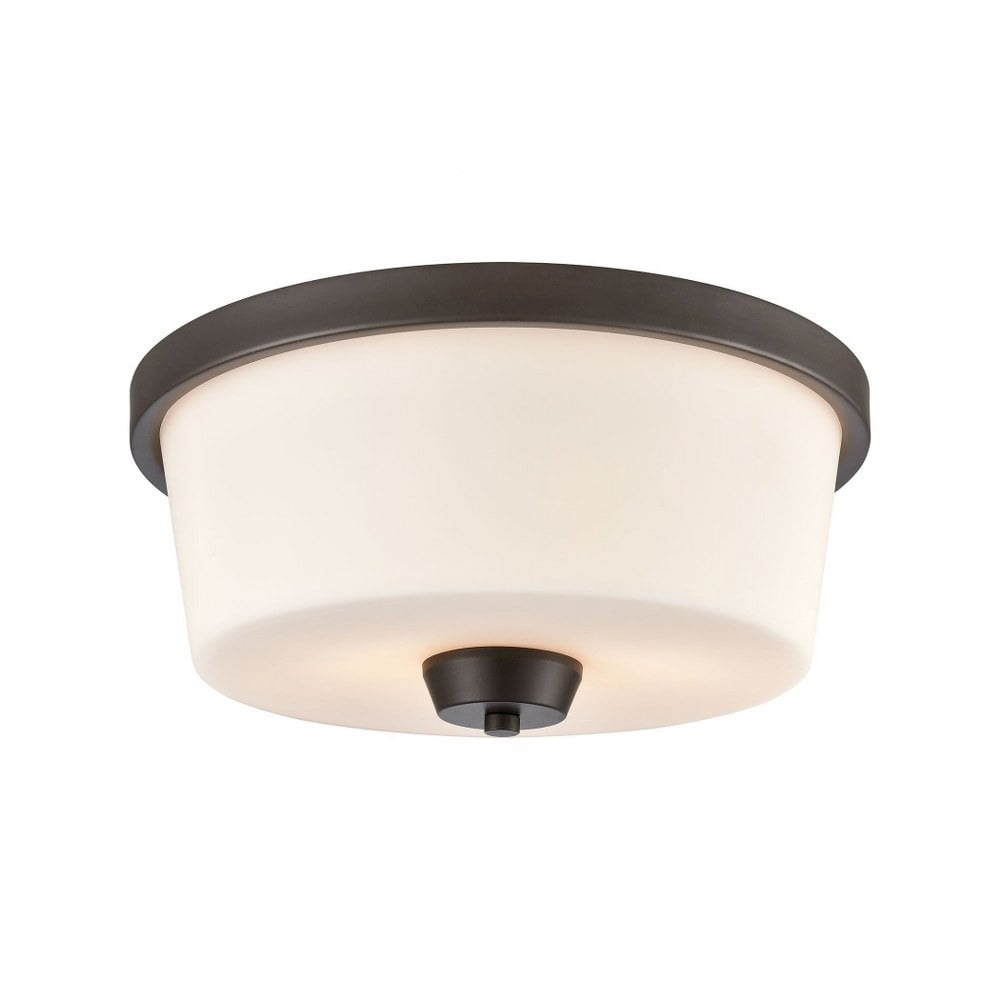 CN310231-Thomas Lighting-2 Light Flush Mount-Oil Rubbed Bronze Finish