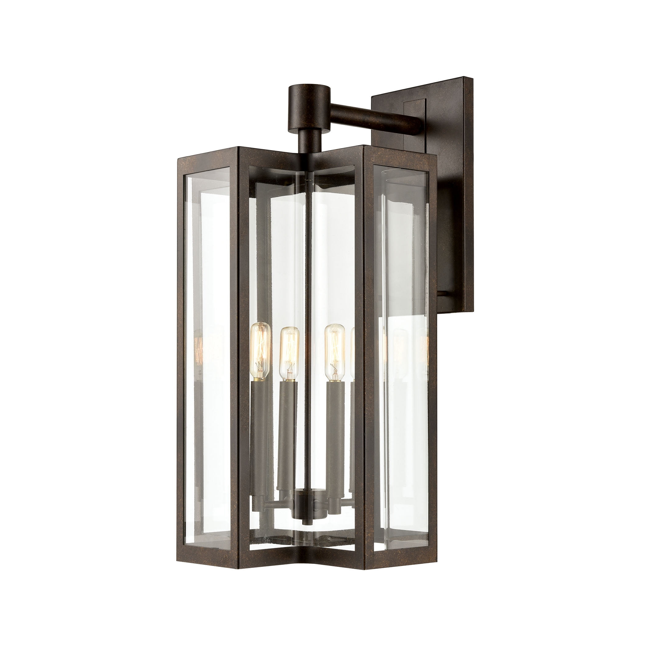 Elk Home 13-Inch Wide Outdoor Bianca Wall Sconce, Hazelnut Bronze