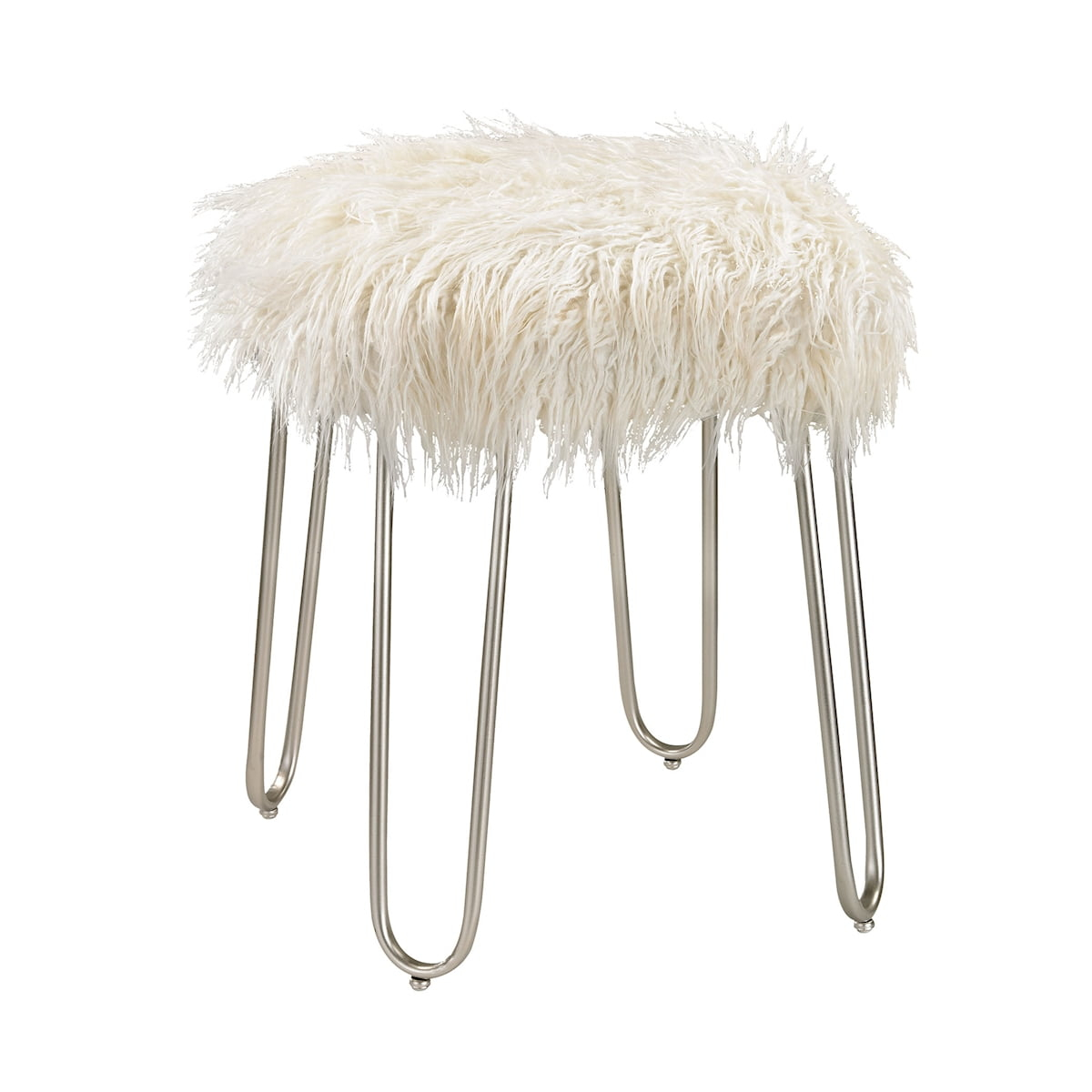 Elk Home 15.5-Inch Wide Betty Stool, Transitional, White