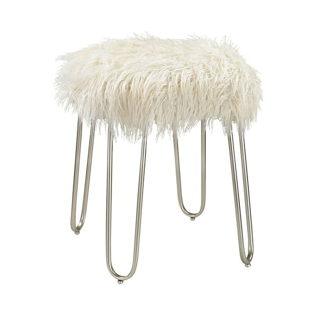 Elk Home 15.5-Inch Wide Betty Stool, Transitional, White