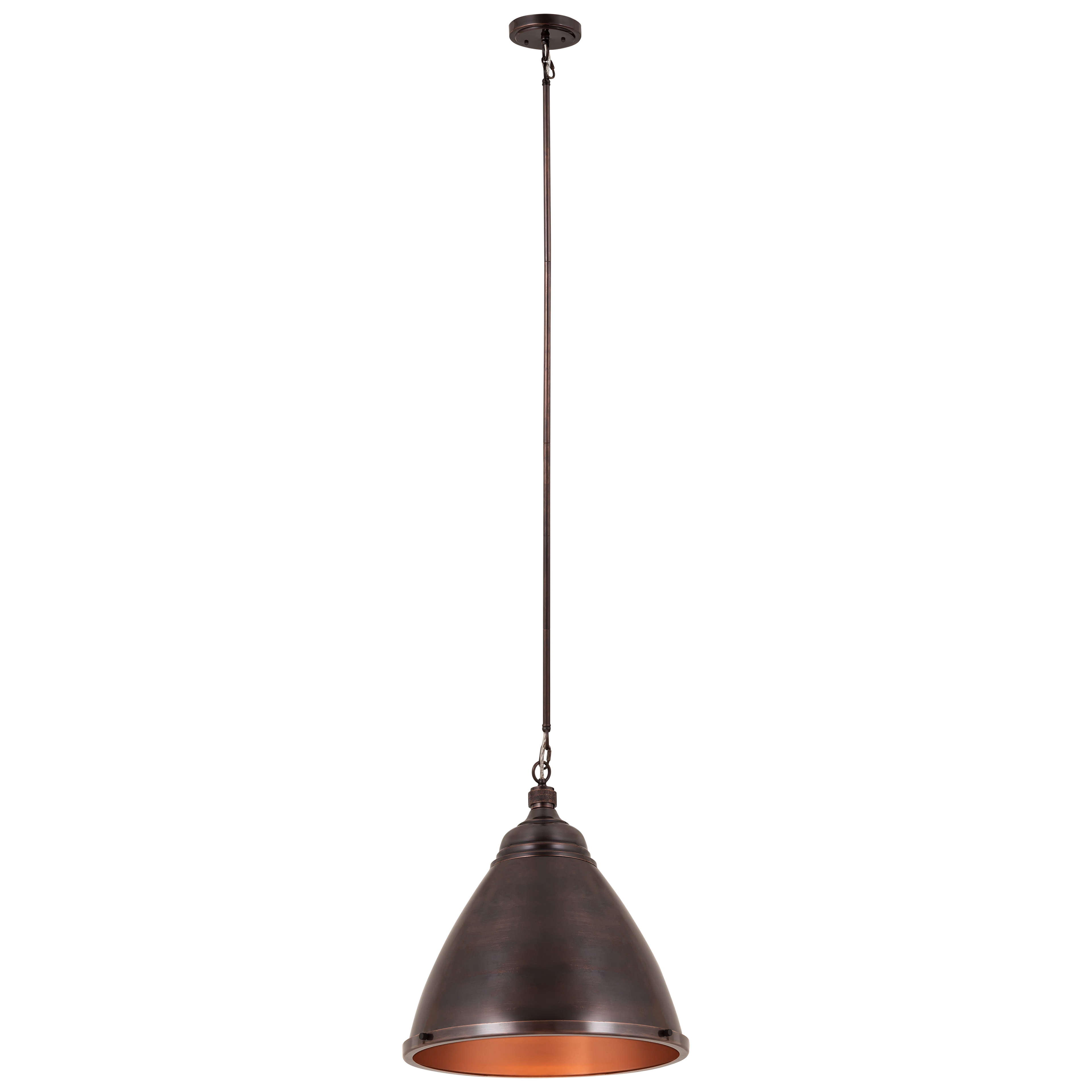 Elk Home Katelyn 1 - Light Pendant in  Dark Bronze