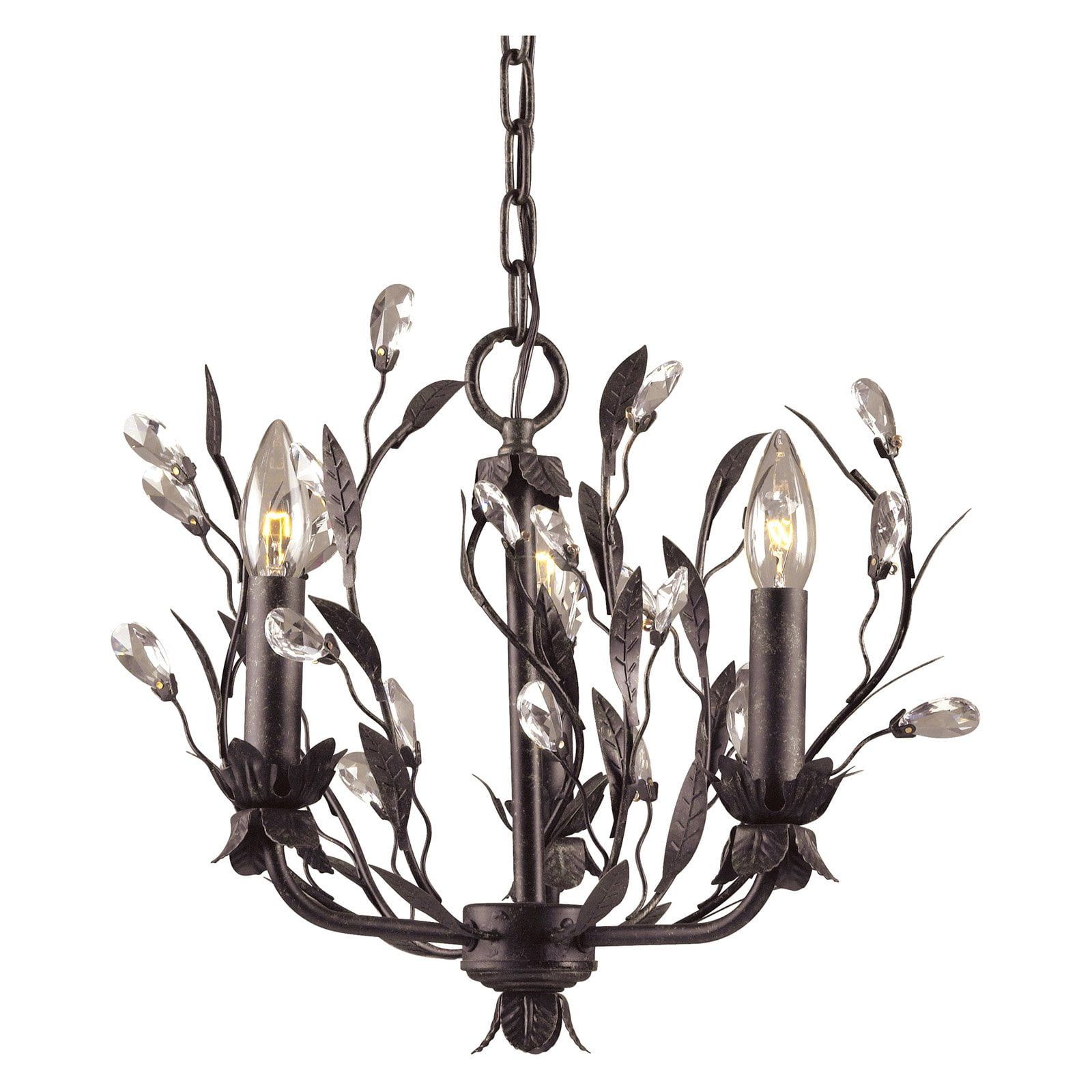 Elk Home 16-Inch Wide Circeo Chandelier, Traditional, Deep Rust