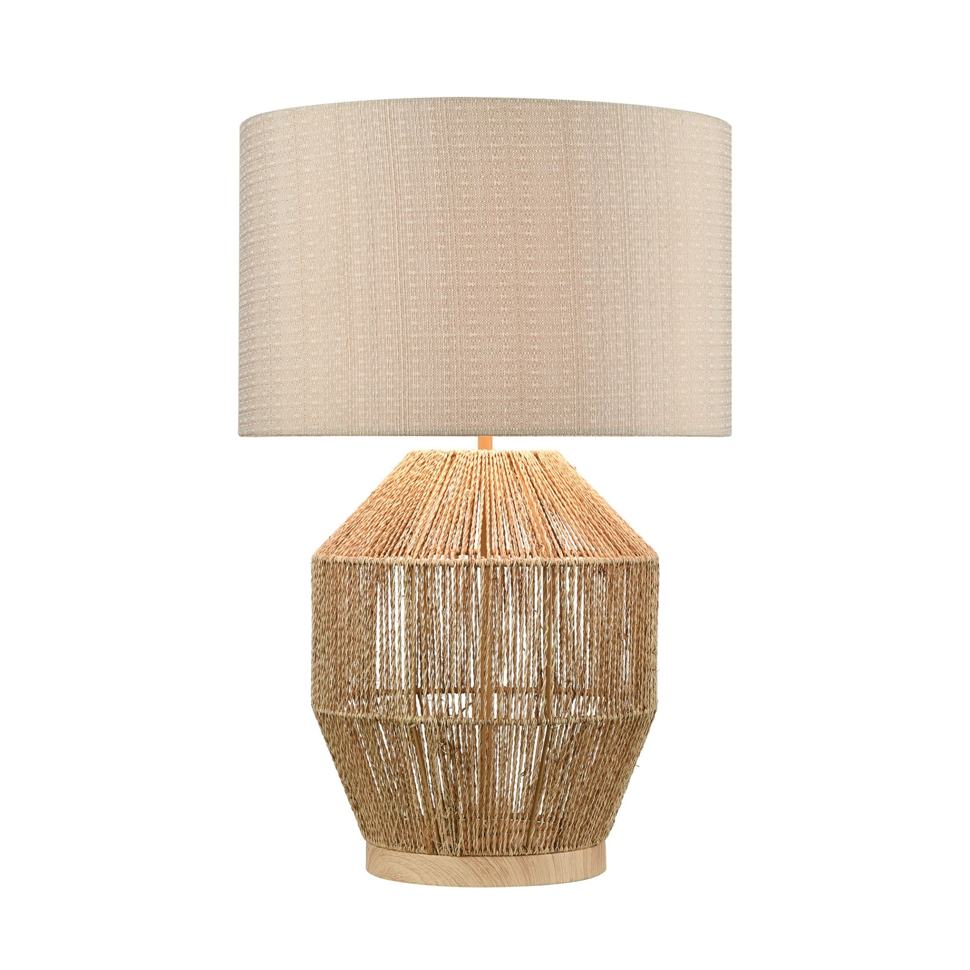 Elk Home 16-Inch Wide Corsair Table Lamp, Transitional, Natural