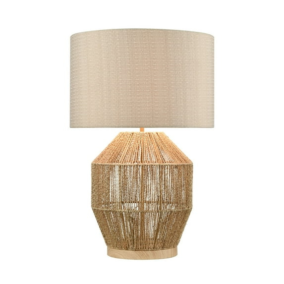 Elk Home 16-Inch Wide Corsair Table Lamp, Transitional, Natural