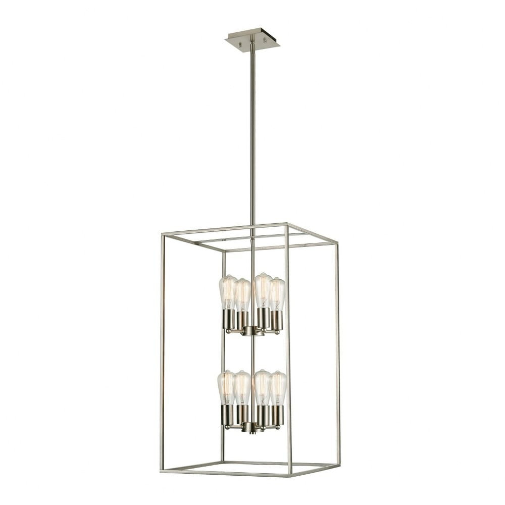 Elk Home 17-Inch Wide Williamsport Pendant Transitional-Brushed Nickel