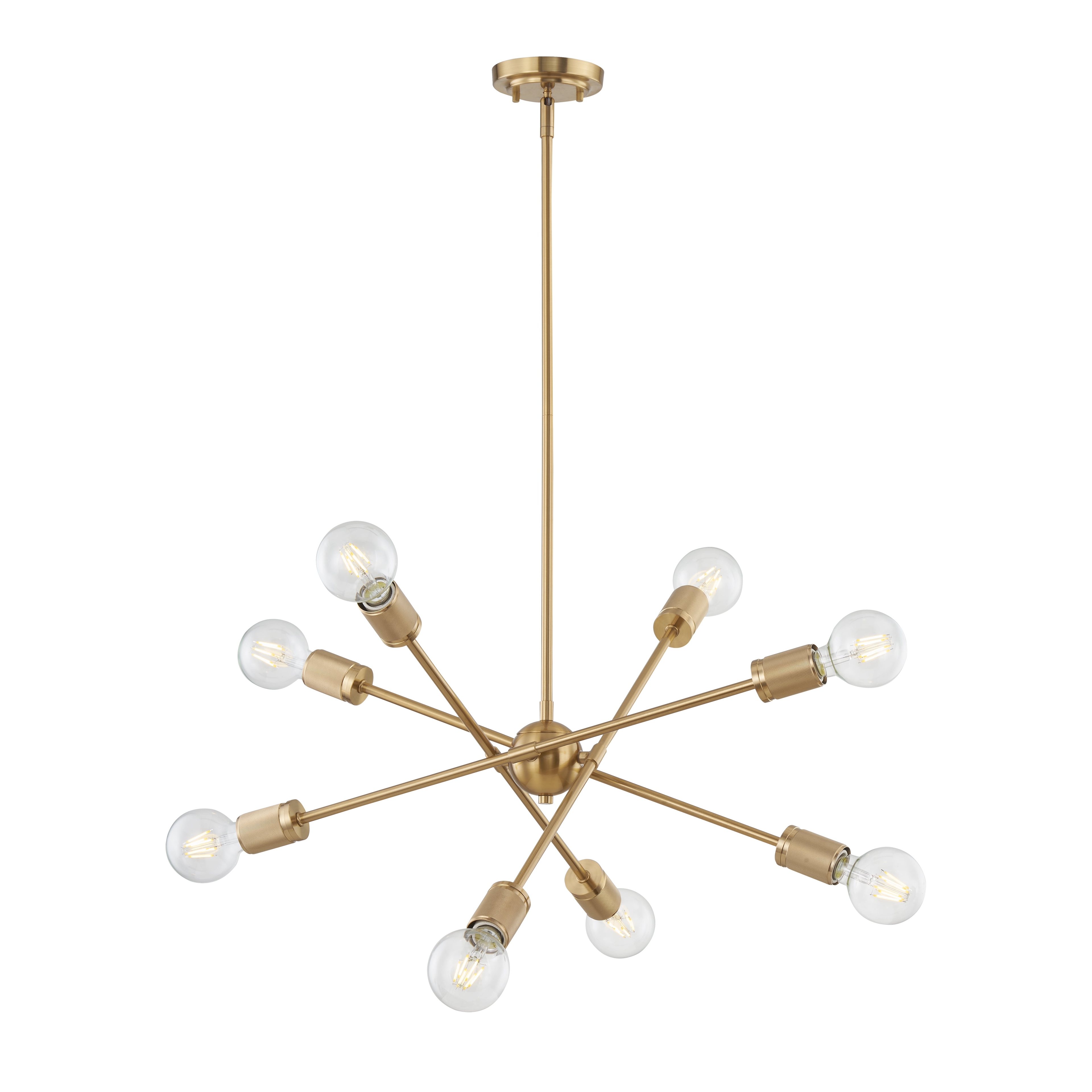 Elk Home Module 8 - Light Chandelier in  Burnished Brass