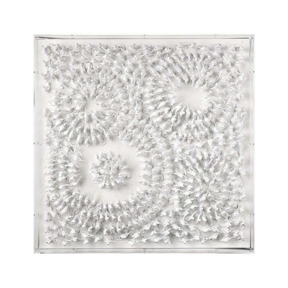 Elk Home 23.75-Inch Wide Viewpooint Wall Art, Contemporary, White