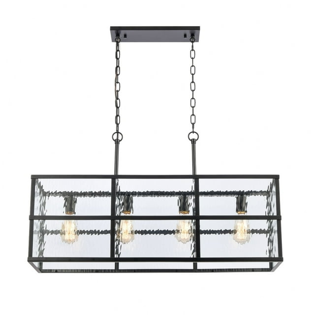 Elk Home Solace 4 - Light Chandelier in  Matte Black