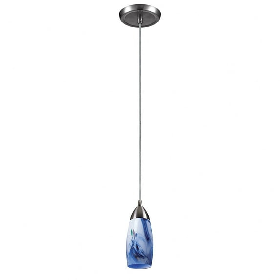 Elk Home Milan 1 - Light Pendant in  Satin Nickel
