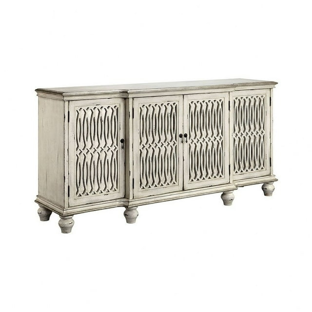 Elk-Home 13488 Whitney - 34.25 Inch Cabinet   Black/Cream/Hand-Painted Finish