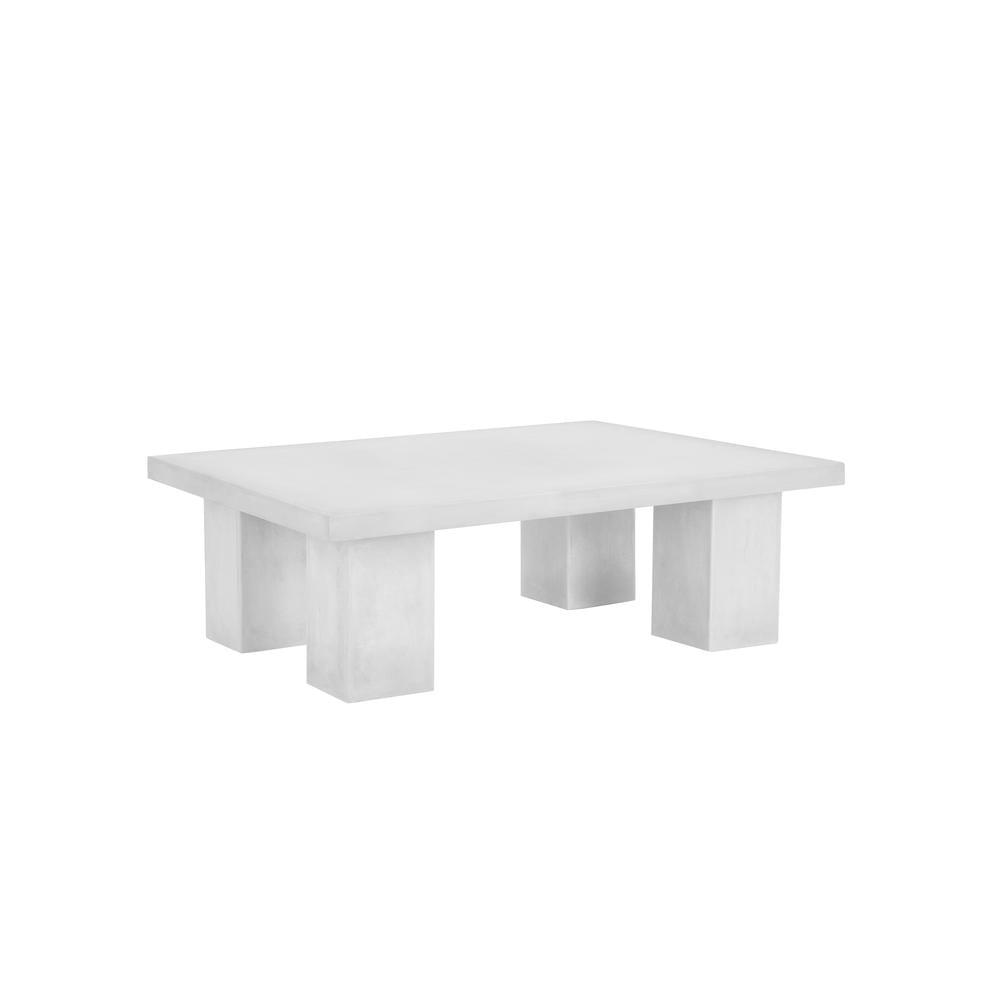 Ella Rectangle Coffee Table Large In Black Concrete